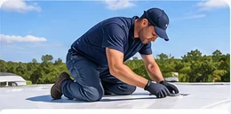 RV roof inspection and repair